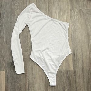 PrettyLittleThing One Shoulder Thong Bodysuit US Size 6